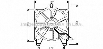 AVA QUALITY COOLING cn7512 -  Электродвигатель, вентиляция салона